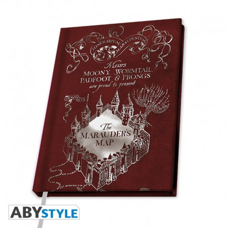 Harry Potter - Notebook A5 Marauder's map