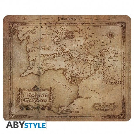 Lord of The Rings - Mousepad Rohan & Gondor Map