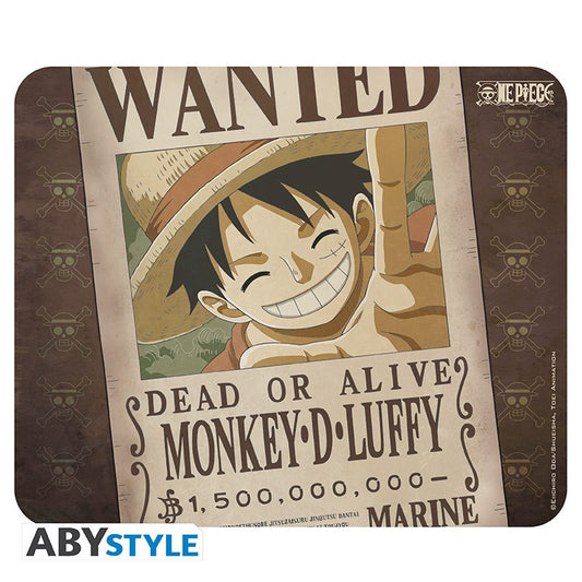 One Piece - Mousepad Wanted Luffy