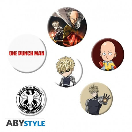 One Punch Man - Badge pack Saitama & Genos