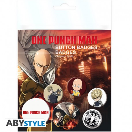 One Punch Man - Badge pack Saitama & Genos