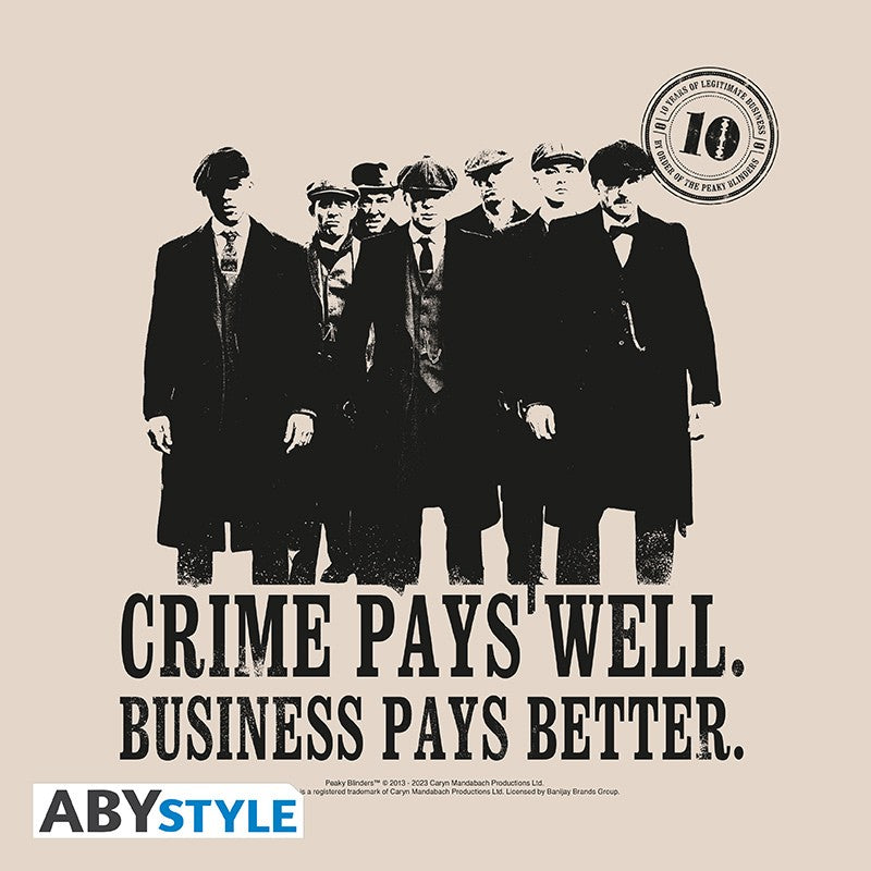 Peaky Blinders - Tygväska "Crime Pays"