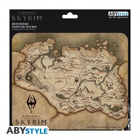 Skyrim - Mousepad Map